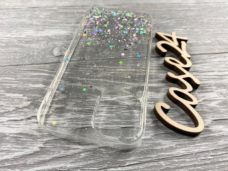 TPU чехол Star Glitter для Apple iPhone 12 Mini прозрачный 084531 фото
