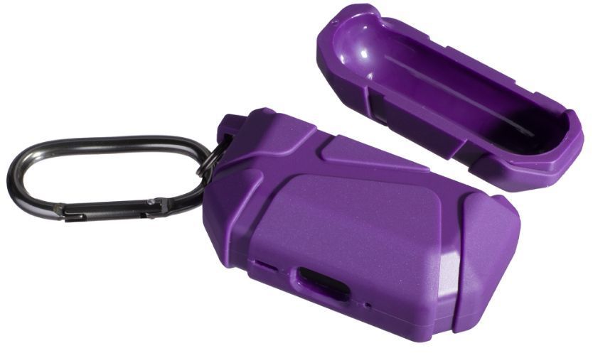 Силиконовый чехол Fashion Pods с карабином для AirPods Pro 3 / Shock Violet 204168 фото