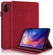 Чехол книжка Wood book на планшет Xiaomi Pad Mini (8.8") / красный