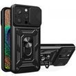 PC + TPU чохол Camshield armor для iPhone 15 Pro Max / чорний