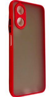 TPU чохол накладка Matte Color Case для OPPO A17k червоний 83237 фото