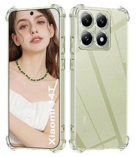 Протиударний силіконовий чохол WXD для Xiaomi 14T Pro / прозорий 201956 фото