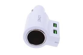 Автомобильная зарядка LDNIO DL-CM10 на 2USB (4.2A) белый 51139 фото