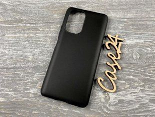 TPU матовий чохол для Xiaomi Poco F3 чорний 083275 фото