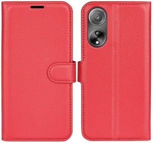 Чохол книжка Lichee для OPPO A38 червоний 093098 фото