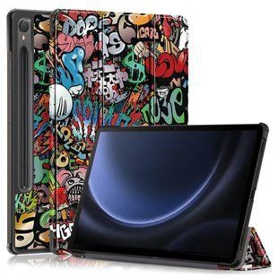 Чохол книжка Crazy Horse для Samsung Galaxy Tab S10 Lite (10.9") / graffiti 100369 фото