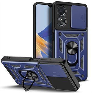 PC + TPU чехол Camshield armor для OPPO A17 / синий 089423 фото