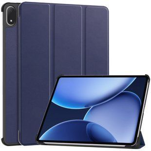 Шкіряний чохол книжка Crazy Horse для OnePlus Pad 3 (13.2")/синій 099482 фото