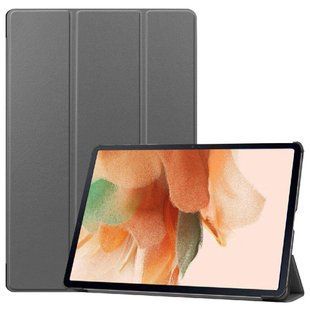 Чехол книжка Crazy Horse для Samsung Galaxy Tab S7 Plus (12.4") T975 / серый 099504 фото