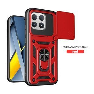 PC + TPU чехол Camshield armor для Poco F8 Pro / красный 100963 фото