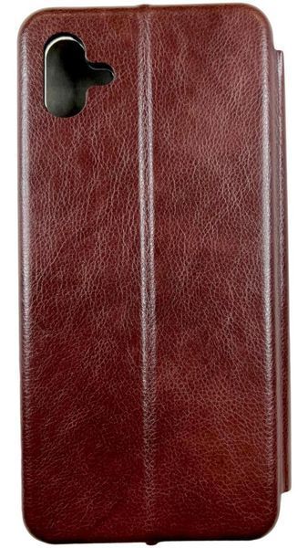 Чехол книжка Perforation book для Samsung Galaxy A04 (на самсунг а04) темно-коричневый 087200 фото