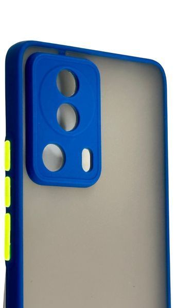 TPU чехол накладка Matte Color Case для Xiaomi 13 Lite синий 092083 фото