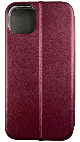 Чохол книжка Elegant book на iPhone 14 Plus / бордовий 088105 фото