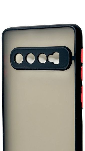 TPU чохол накладка Matte Color Case для Samsung Galaxy S10 чорний 092233 фото