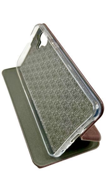 Чехол книжка Perforation book для Samsung Galaxy A04 (на самсунг а04) темно-коричневый 087200 фото