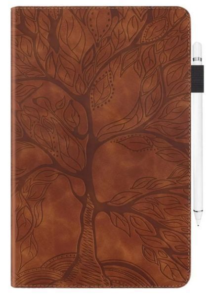 Чохол книжка Wood book для Lenovo Tab K11 2024 (11") / коричневий 202187 фото