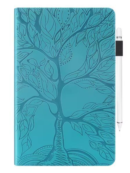 Чохол книжка Wood Book на планшет OPPO Pad Air (10.36")/блакитний 098711 фото
