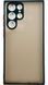 TPU чохол накладка Matte Color Case для Samsung Galaxy S22 Ultra чорний 092183 фото 3