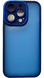 TPU чехол Luxury Metal Lens на iPhone 14 Pro (на айфон 14 про) синий 086447 фото 1