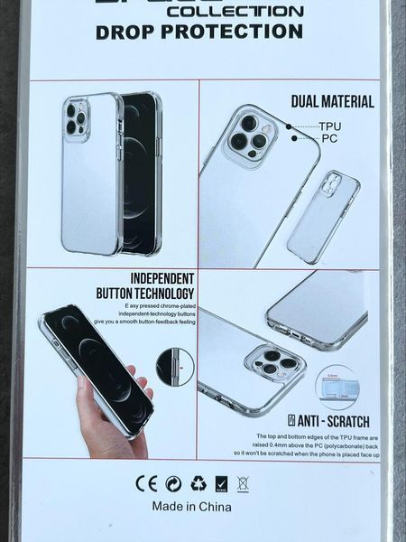 TPU чехол Space для Apple iPhone 12 Pro Max (на айфон 12 про макс) прозрачный 085234 фото