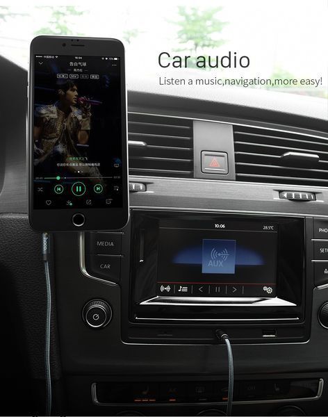 AUX-кабель НОСО UPA03 Noble sound 1m 50982 фото