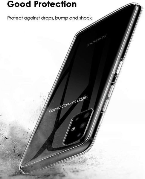 Ультратонкий  чохол на Samsung Galaxy Note 10 Lite прозорий 80440 фото