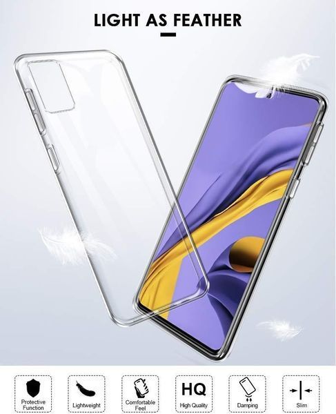 Ультратонкий  чохол на Samsung Galaxy Note 10 Lite прозорий 80440 фото
