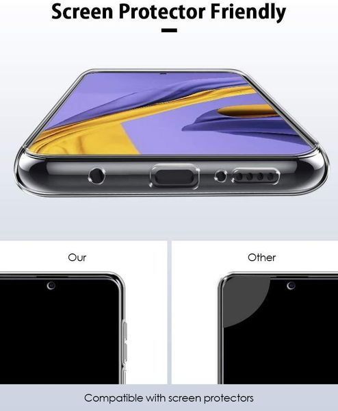 Ультратонкий  чохол на Samsung Galaxy Note 10 Lite прозорий 80440 фото