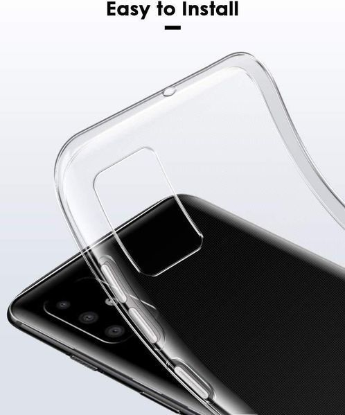 Ультратонкий  чохол на Samsung Galaxy Note 10 Lite прозорий 80440 фото