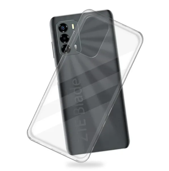 Ультратонкий чохол для ZTE Blade A72 прозорий (на зті а72) прозорий 87752 фото