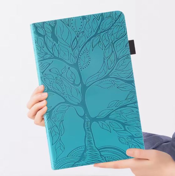 Чохол книжка Wood Book на планшет OPPO Pad Air (10.36")/блакитний 098711 фото