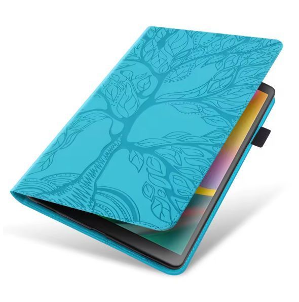 Чохол книжка Wood Book на планшет OPPO Pad Air (10.36")/блакитний 098711 фото