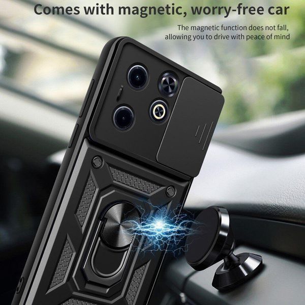 PC + TPU чехол Camshield Armor для Infinix Smart 8 / красный 094585 фото