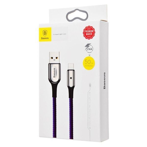 Baseus X-Type Light Lightning Cable (0.5m) 16805 фото