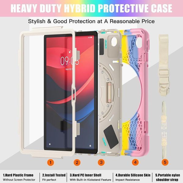 Чехол Carbon Armor Cross Tablet на планшет Lenovo Tab M11 (11") / разноцветный 097621 фото