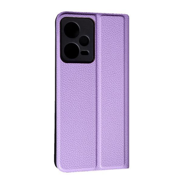 Чехол книжка Fibra case для Xiaomi Redmi Note 12 Pro (5G) / фиолетовый 094448 фото