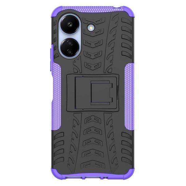 PC + TPU чехол Armor для Xiaomi Redmi 13C фиолетовый 095599 фото