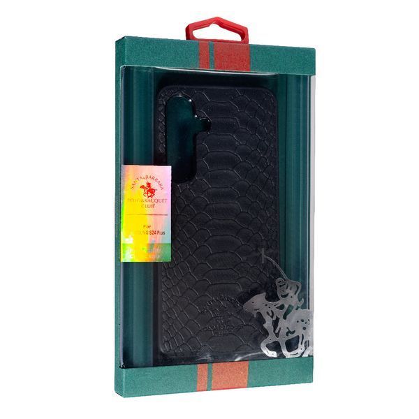 Чехол силиконовый Santa Barbara Snake для Samsung Galaxy S24 Plus черный 094934 фото