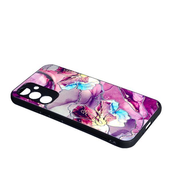TPU чохол Marble Ultraviolet для Samsung Galaxy A34 Dark Purple 088622 фото