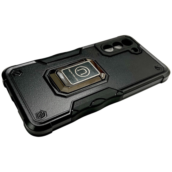 PC + TPU чохол Armor Magnet Ring для Samsung Galaxy S21 FE 5G (на самсунг з21 фе) 085616 фото