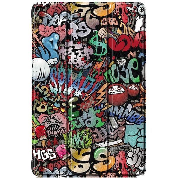 Чохол книжка Crazy Horse для Samsung Galaxy Tab S10 Lite (10.9") / graffiti 100369 фото