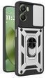 PC + TPU чохол Camshield Armor для Motorola G06 Power / сріблястий