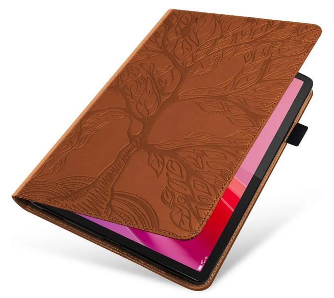 Чохол книжка Wood book для Lenovo Tab K11 2024 (11") / коричневий 202187 фото