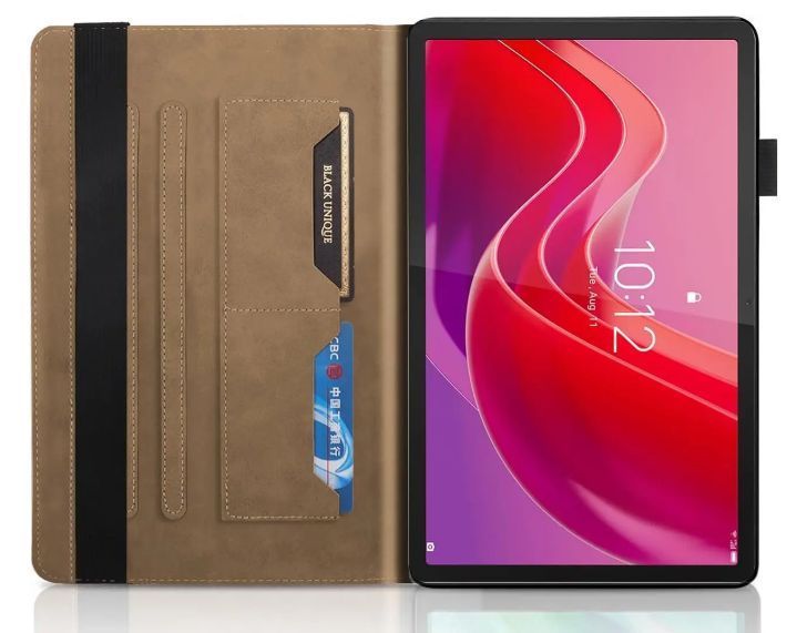 Чохол книжка Wood book для Lenovo Tab K11 2024 (11") / коричневий 202187 фото
