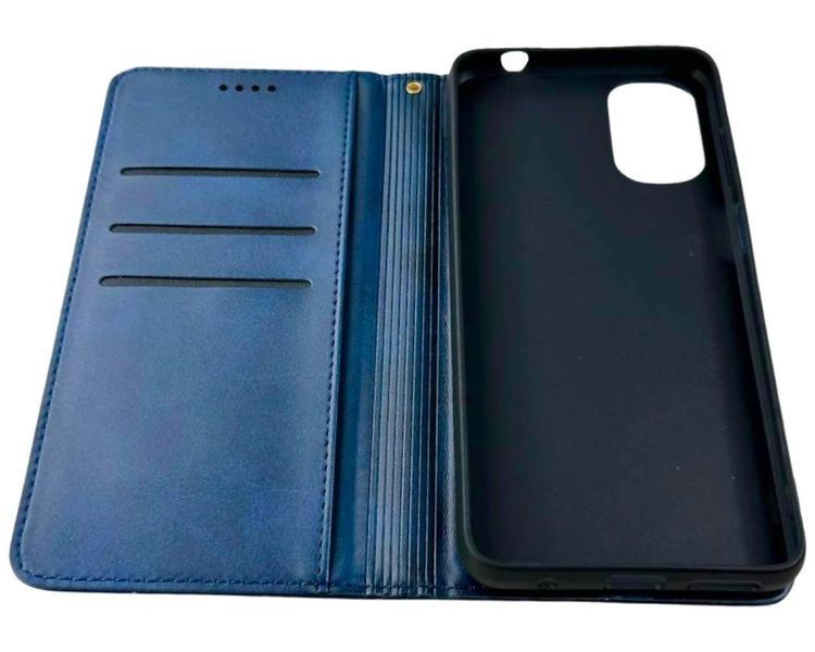 Чохол книжка Amsterdam для Motorola G22 синій 91176 фото