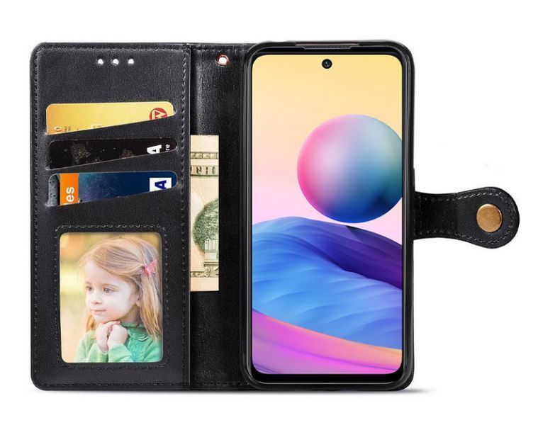Шкіряний чохол книжка Galant Book для Motorola G15 Power / чорний 204303 фото