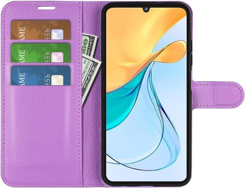 Чохол книжка Lichee для ZTE Blade V50 Vita фіолетовий 094928 фото