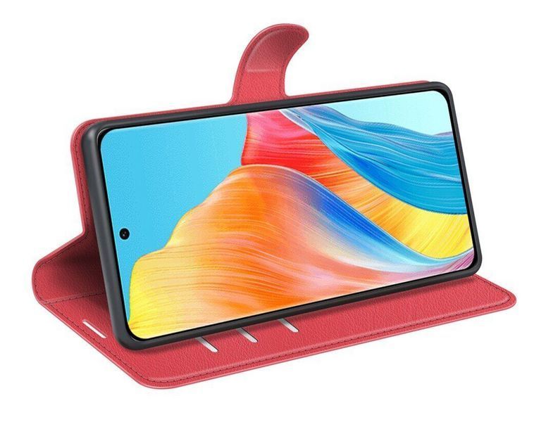 Чохол книжка Lichee для OPPO A38 червоний 093098 фото