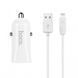 Автомобільна зарядка Hoco Z12 Dual Charger + Cable (Lightning) 2.4 A 2USB 16446 фото 1