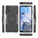 PC + TPU чехол Armor на Motorola E22 черный 89524 фото 7
